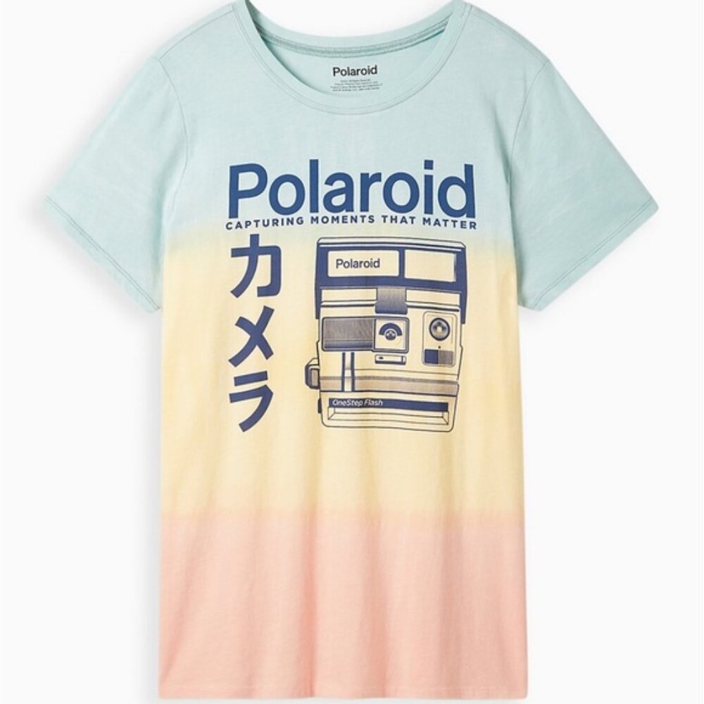 ~e New Torrid Polaroid crew tee shirt
